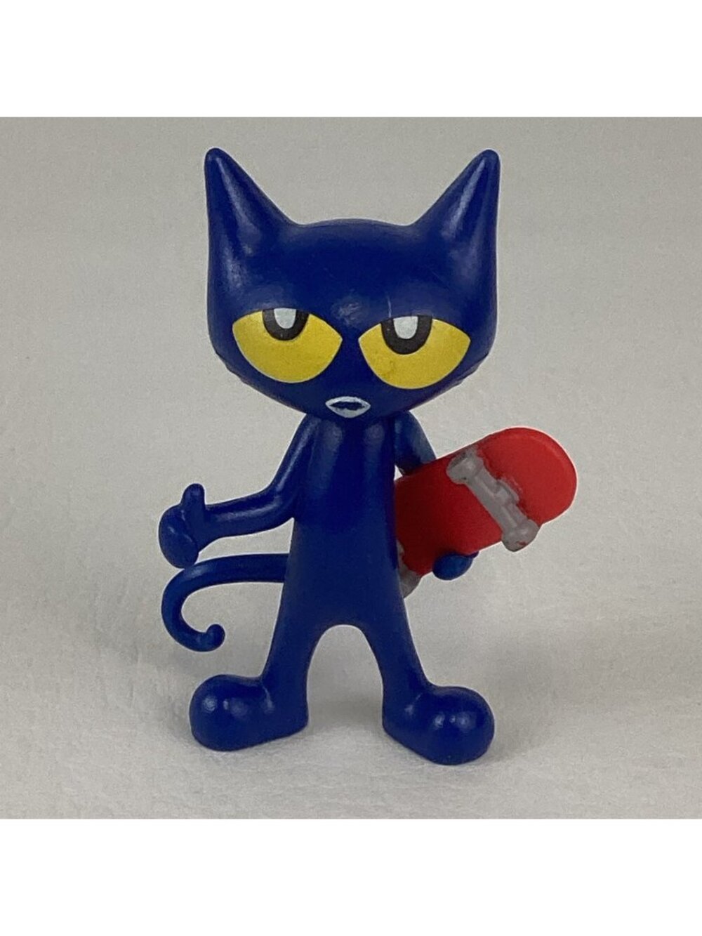 Pete The Cat Skater Pete 3" PVC Figure Topper Skateboard Character Toy PhatMojo